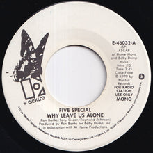 画像をギャラリービューアに読み込む, Five Special - Why Leave Us Alone (Stereo) / (Mono) (7 inch Record / Used)