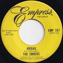 Load image into Gallery viewer, Embers - Abigail / I Was Too Careful (7 inch Record / Used)