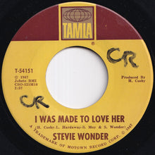 Load image into Gallery viewer, Stevie Wonder - I Was Made To Love Her / Hold Me (7 inch Record / Used)