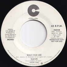 画像をギャラリービューアに読み込む, Slave - Wait For Me (Stereo) / (Mono) (7 inch Record / Used)