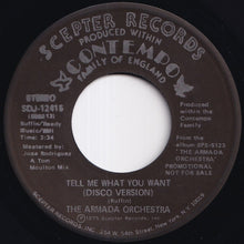 画像をギャラリービューアに読み込む, Armada Orchestra - Tell Me What You Want / (Disco Version) (7 inch Record / Used)