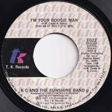 画像をギャラリービューアに読み込む, KC And The Sunshine Band - I'm Your Boogie Man / Wrap Your Arms Around Me (7 inch Record / Used)