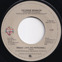 画像をギャラリービューアに読み込む, George Benson - Inside Love (So Personal) / In Search Of A Dream (7 inch Record / Used)