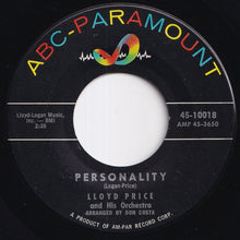 Load image into Gallery viewer, Lloyd Price And His Orchestra - Personality / Have You Ever Had The Blues (7 inch Record / Used)