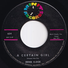 画像をギャラリービューアに読み込む, Ernie K-Doe - A Certain Girl / I Cried My Last Tear (7 inch Record / Used)