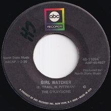 画像をギャラリービューアに読み込む, O'Kaysions - Girl Watcher / Deal Me In (7 inch Record / Used)