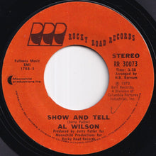 画像をギャラリービューアに読み込む, Al Wilson - Show And Tell / Listen To Me (7 inch Record / Used)