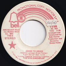 画像をギャラリービューアに読み込む, 5th Dimension - Ashes To Ashes / Ashes To Ashes (7 inch Record / Used)