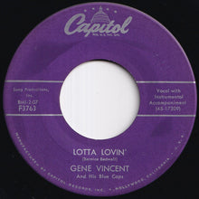 画像をギャラリービューアに読み込む, Gene Vincent And His Blue Caps - Lotta Lovin' / Wear My Ring (7 inch Record / Used)