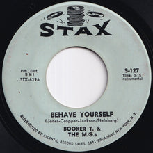 画像をギャラリービューアに読み込む, Booker T. & The M.G.s - Green Onions / Behave Yourself (7 inch Record / Used)