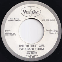 Load image into Gallery viewer, Jon Corey - Hey Little Runaround / The Prettiest Girl I've Kissed Today (7 inch Record / Used)