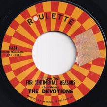Load image into Gallery viewer, Devotions - Rip Van Winkle / (I Love You) For Sentimental Reasons (7 inch Record / Used)