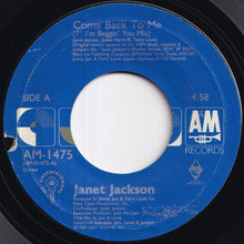 Load image into Gallery viewer, Janet Jackson - Come Back To Me (7" I'm Beggin' You Mix) / Vuelve A Mi (Come Back To Me) (7 inch Record / Used)