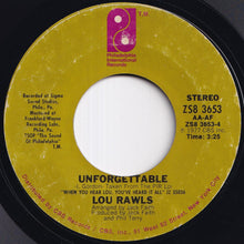 画像をギャラリービューアに読み込む, Lou Rawls - There Will Be Love / There Will Be Love (7 inch Record / Used)