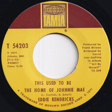 Load image into Gallery viewer, Eddie Kendricks - It's So Hard For Me To Say Good-Bye / This Use To Be The Home Of Johnnie Mae (7 inch Record / Used)