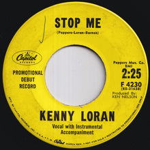 画像をギャラリービューアに読み込む, Kenny Loran - I Chickened Out / Stop Me (7 inch Record / Used)