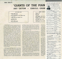 画像をギャラリービューアに読み込む, Art Tatum, Erroll Garner - Giants Of The Piano (LP Record / Used)