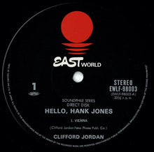 画像をギャラリービューアに読み込む, Clifford Jordan - Hello, Hank Jones (LP Record / Used)