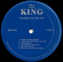 画像をギャラリービューアに読み込む, Joe Tex - The Best Of Joe Tex (LP Record / Used)