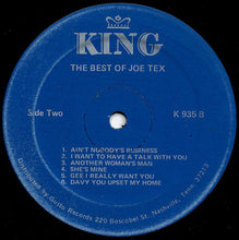 画像をギャラリービューアに読み込む, Joe Tex - The Best Of Joe Tex (LP Record / Used)