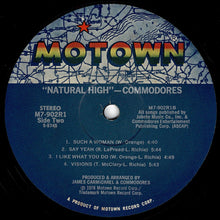 画像をギャラリービューアに読み込む, Commodores - Natural High (LP Record / Used)