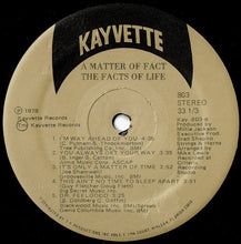画像をギャラリービューアに読み込む, Facts Of Life - A Matter Of Fact (LP Record / Used)