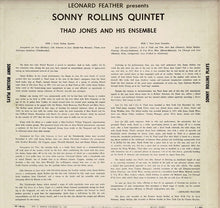 画像をギャラリービューアに読み込む, Sonny Rollins Quintet - Sonny Rollins Plays (LP Record / Used)