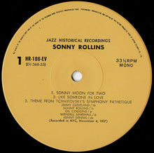 画像をギャラリービューアに読み込む, Sonny Rollins Quintet - Sonny Rollins Plays (LP Record / Used)