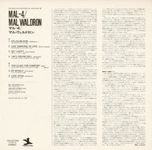 Load image into Gallery viewer, Mal Waldron - Mal/4 Trio (LP Record / Used)
