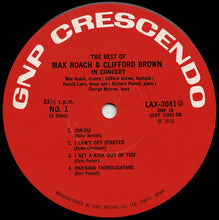 画像をギャラリービューアに読み込む, Max Roach, Clifford Brown - The Best Of Max Roach And Clifford Brown In Concert! (LP Record / Used)
