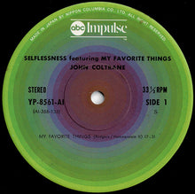 Load image into Gallery viewer, John Coltrane - Selflessness Featuring My Favorite Things (LP Record / Used)