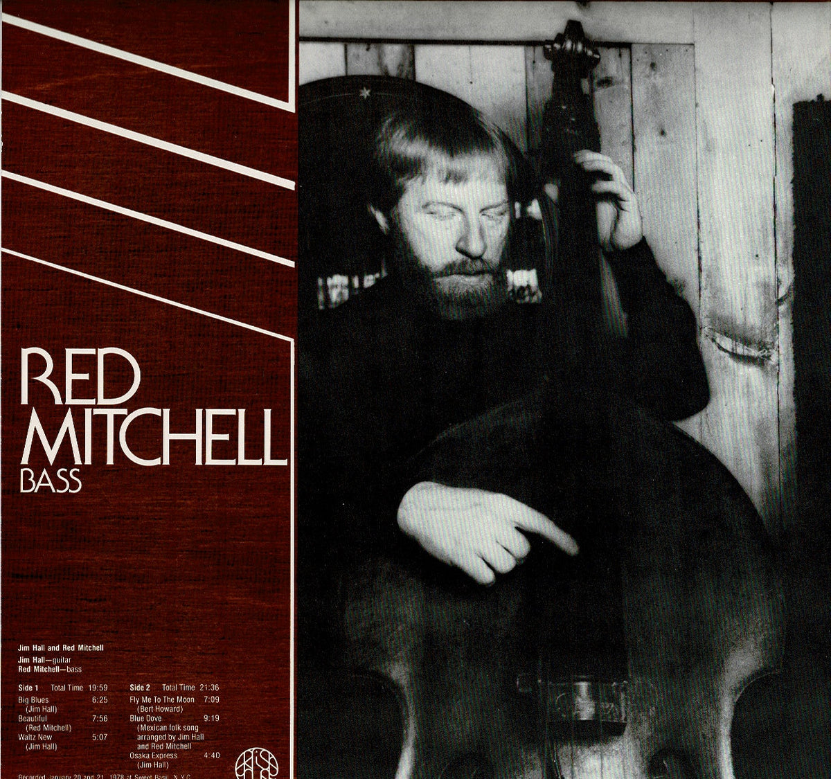 Jim Hall And Red Mitchell アナログレコード LP Jim Hall, Red Mitchell - Jim Hall / Red Mitchell ‎ (LP