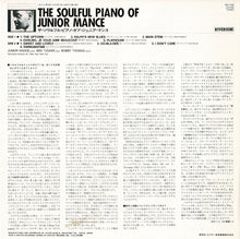 画像をギャラリービューアに読み込む, Junior Mance - The Soulful Piano Of Junior Mance (LP Record / Used)