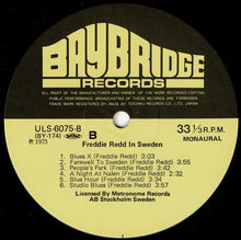 画像をギャラリービューアに読み込む, Freddie Redd - In Sweden (LP Record / Used)