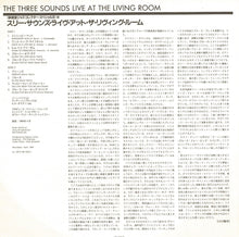 Load image into Gallery viewer, Three Sounds - Live At The Living Room (LP Record / Used)
