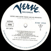Load image into Gallery viewer, Lester Young - Lester's Here (LP Record / Used)