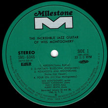 画像をギャラリービューアに読み込む, Wes Montgomery - The Incredible Jazz Guitar Of Wes Montgomery (LP Record / Used)