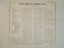 画像をギャラリービューアに読み込む, Miles Davis - Miles Davis At Carnegie Hall (LP-Vinyl Record/Used)
