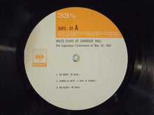 画像をギャラリービューアに読み込む, Miles Davis - Miles Davis At Carnegie Hall (LP-Vinyl Record/Used)