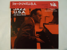 画像をギャラリービューアに読み込む, John Benson - Brooks Folk Jazz U.S.A. (LP-Vinyl Record/Used)