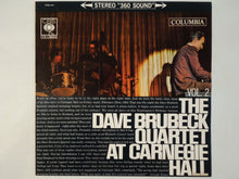 Load image into Gallery viewer, Dave Brubeck - At Carnegie Hall Vol. 2 (LP-Vinyl Record/Used)