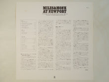画像をギャラリービューアに読み込む, Miles Davis, Thelonious Monk - Miles & Monk At Newport (LP-Vinyl Record/Used)