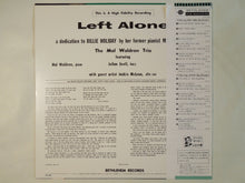 画像をギャラリービューアに読み込む, Mal Waldron - Left Alone (LP-Vinyl Record/Used)