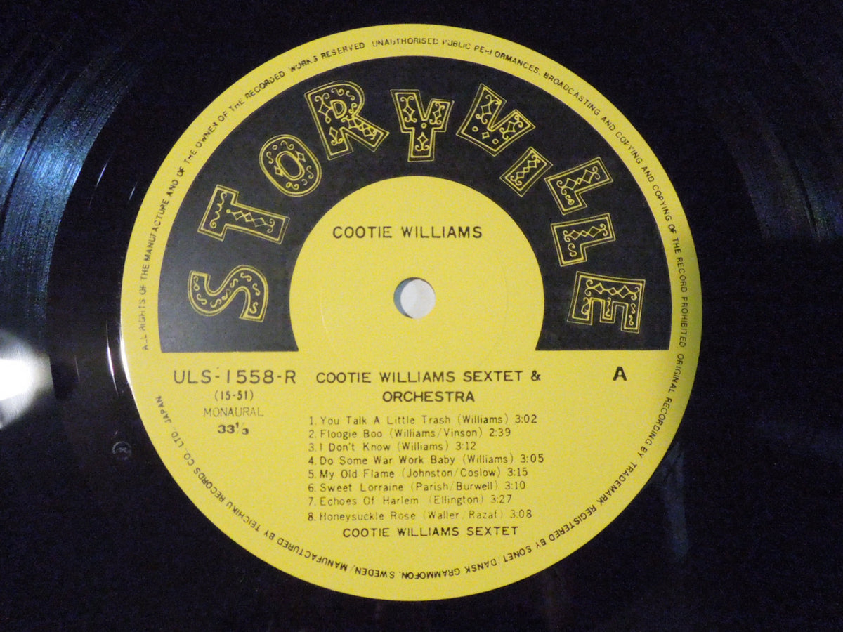 cootie williams sextet レコード 人気