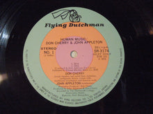 画像をギャラリービューアに読み込む, Jon Appleton, Don Cherry - Human Music (LP-Vinyl Record/Used)