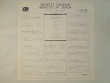 画像をギャラリービューアに読み込む, Ornette Coleman - Ornette On Tenor (LP-Vinyl Record/Used)