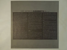 画像をギャラリービューアに読み込む, Milt Jackson - Goodbye (Gatefold LP-Vinyl Record/Used)