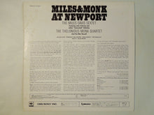 画像をギャラリービューアに読み込む, Miles Davis, Thelonious Monk - Miles & Monk At Newport (LP-Vinyl Record/Used)