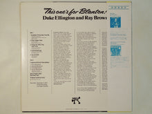 Load image into Gallery viewer, Duke Ellington, Ray Brown - This One's For Blanton (LP-Vinyl Record/Used)