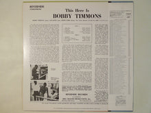画像をギャラリービューアに読み込む, Bobby Timmons - This Here Is Bobby Timmons (LP-Vinyl Record/Used)